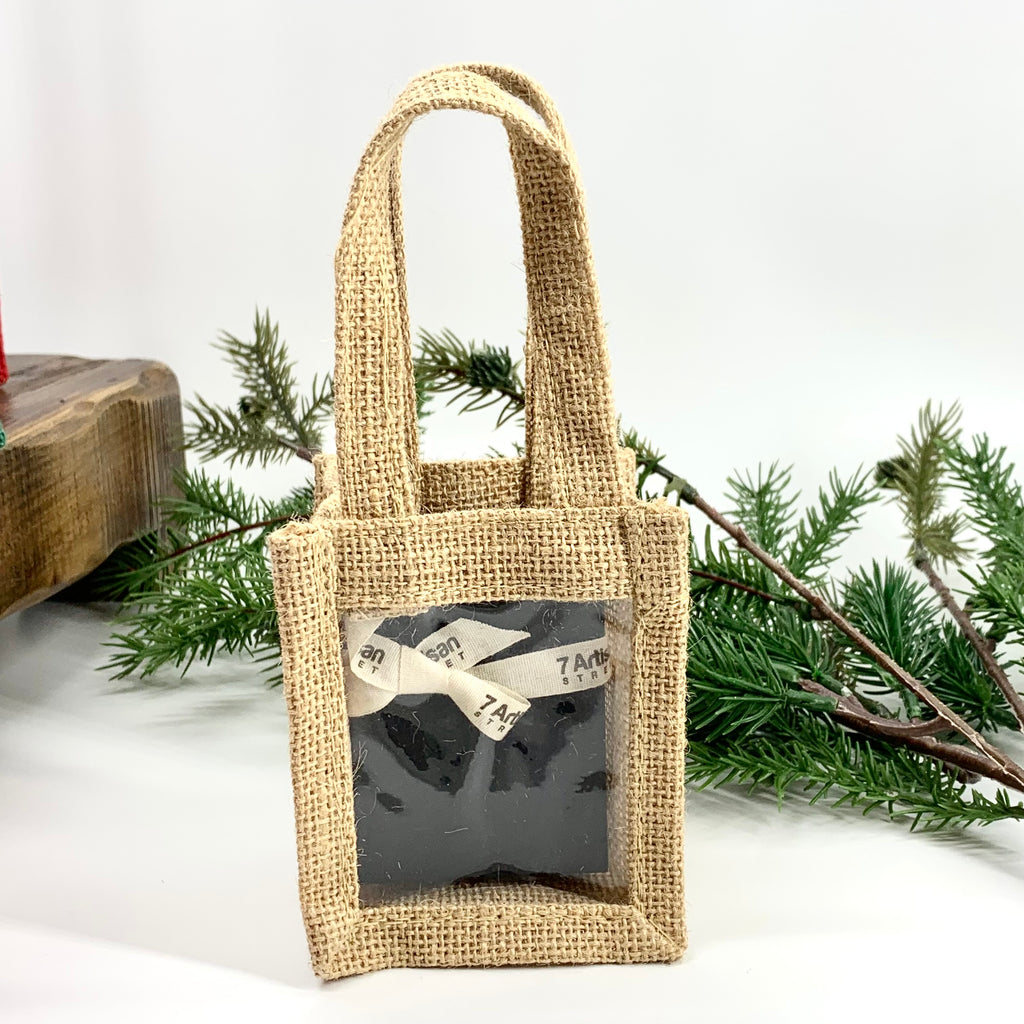 PETITE XS Jute Gift Bags, Reusable Bags : Natural