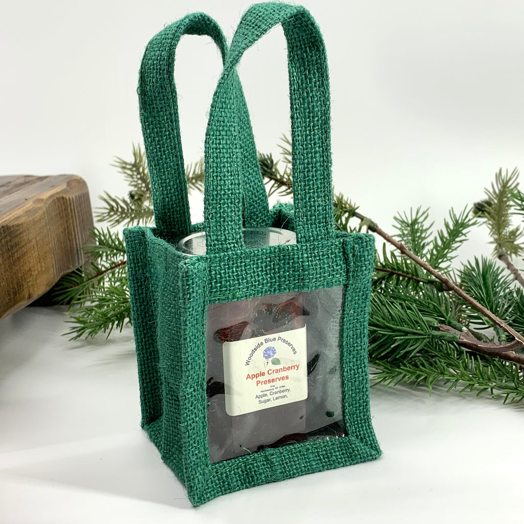 PETITE XS Jute Gift Bags, Reusable Bags : Green