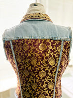 DENIM VEST JACKET - SIZE XS-SMALL