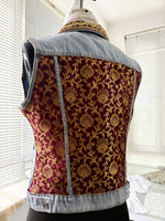 DENIM VEST JACKET - SIZE XS-SMALL