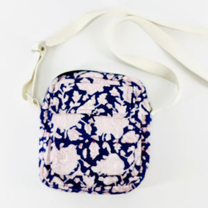 Hand Block Printed; SMALL Cross Body Bags