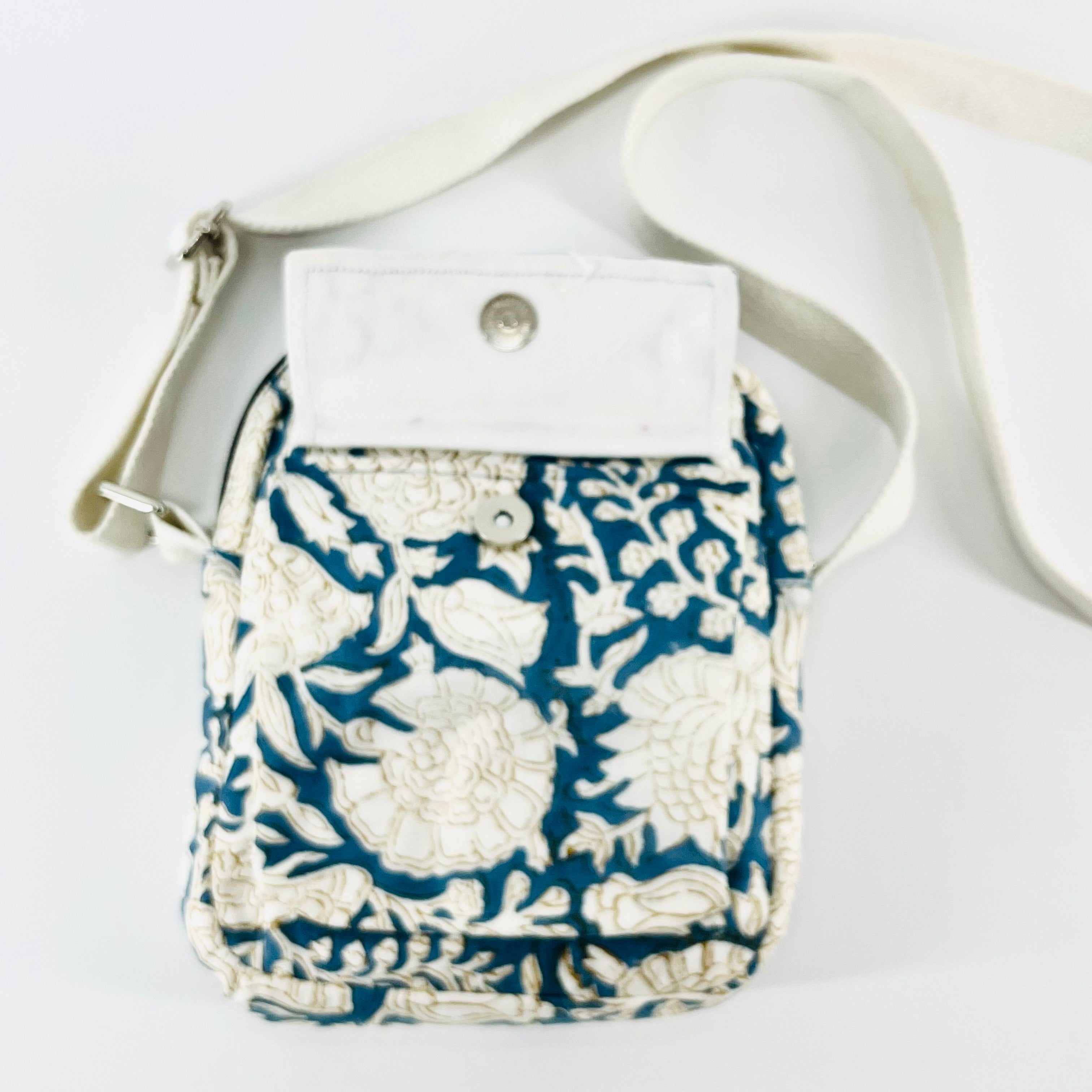 Hand Block Printed; SMALL Cross Body Bags