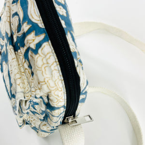 Hand Block Printed; SMALL Cross Body Bags