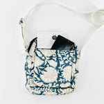 Hand Block Printed; SMALL Cross Body Bags