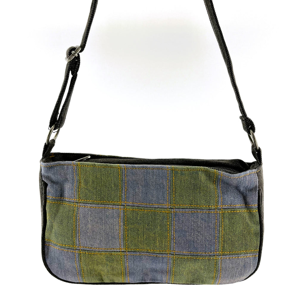 Trendy Denim Patchwork Shoulder Bag