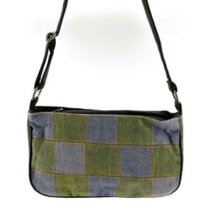 Trendy Denim Patchwork Shoulder Bag