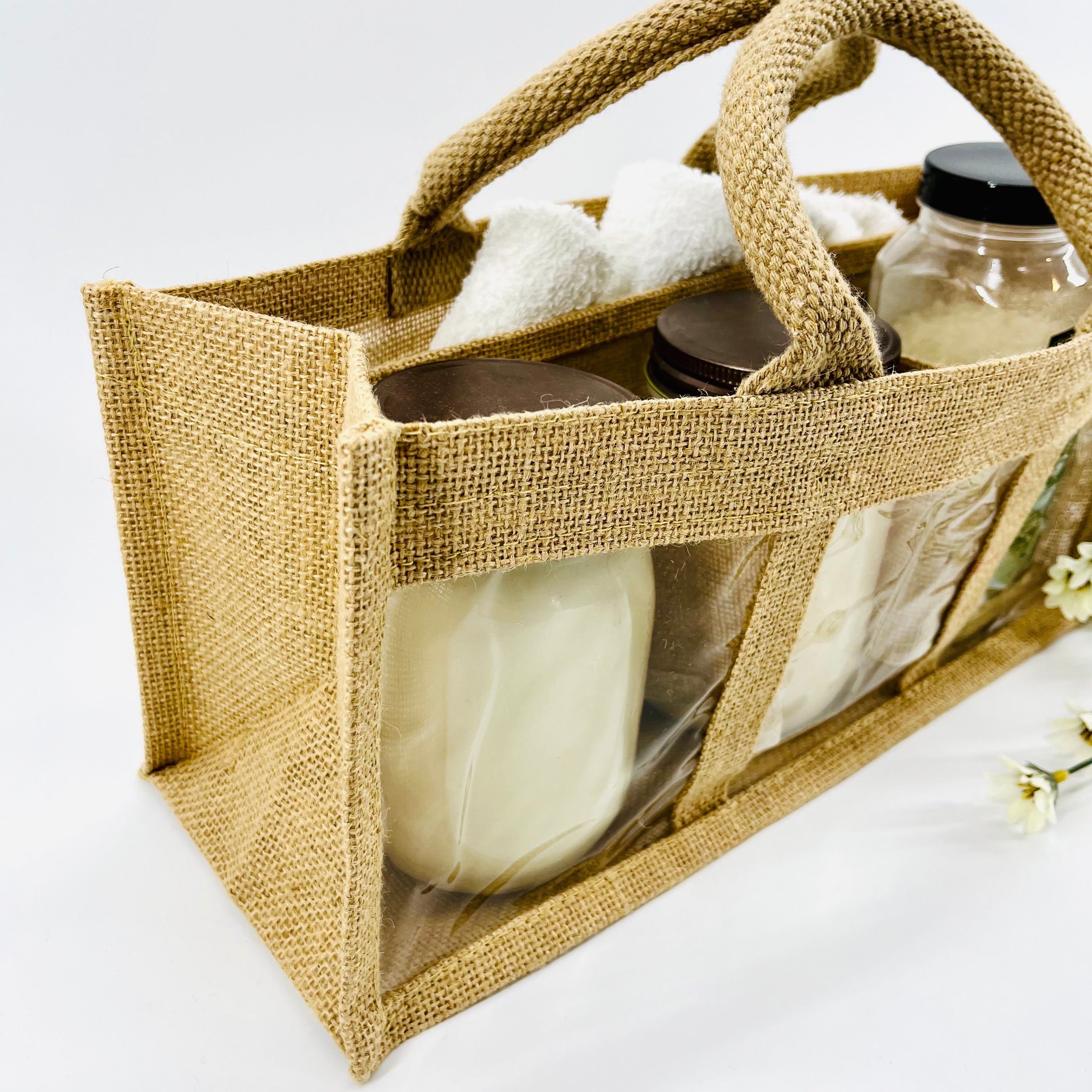 Jute Collection; Reusable Gift Bags ; Natural