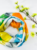 Cotton Printed Long Scarf; All Season Scarves