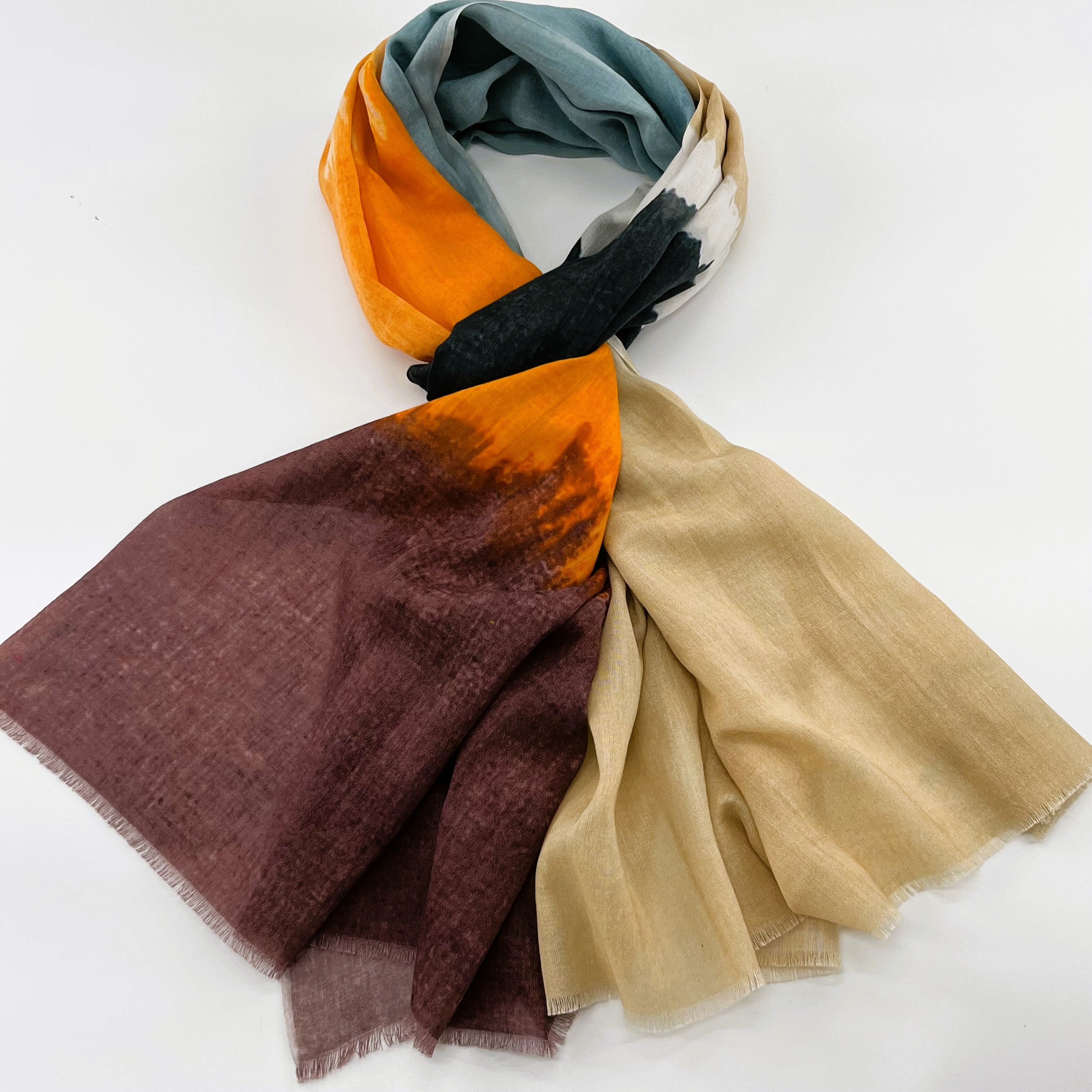 Cotton Printed Long Scarf; All Season Scarves