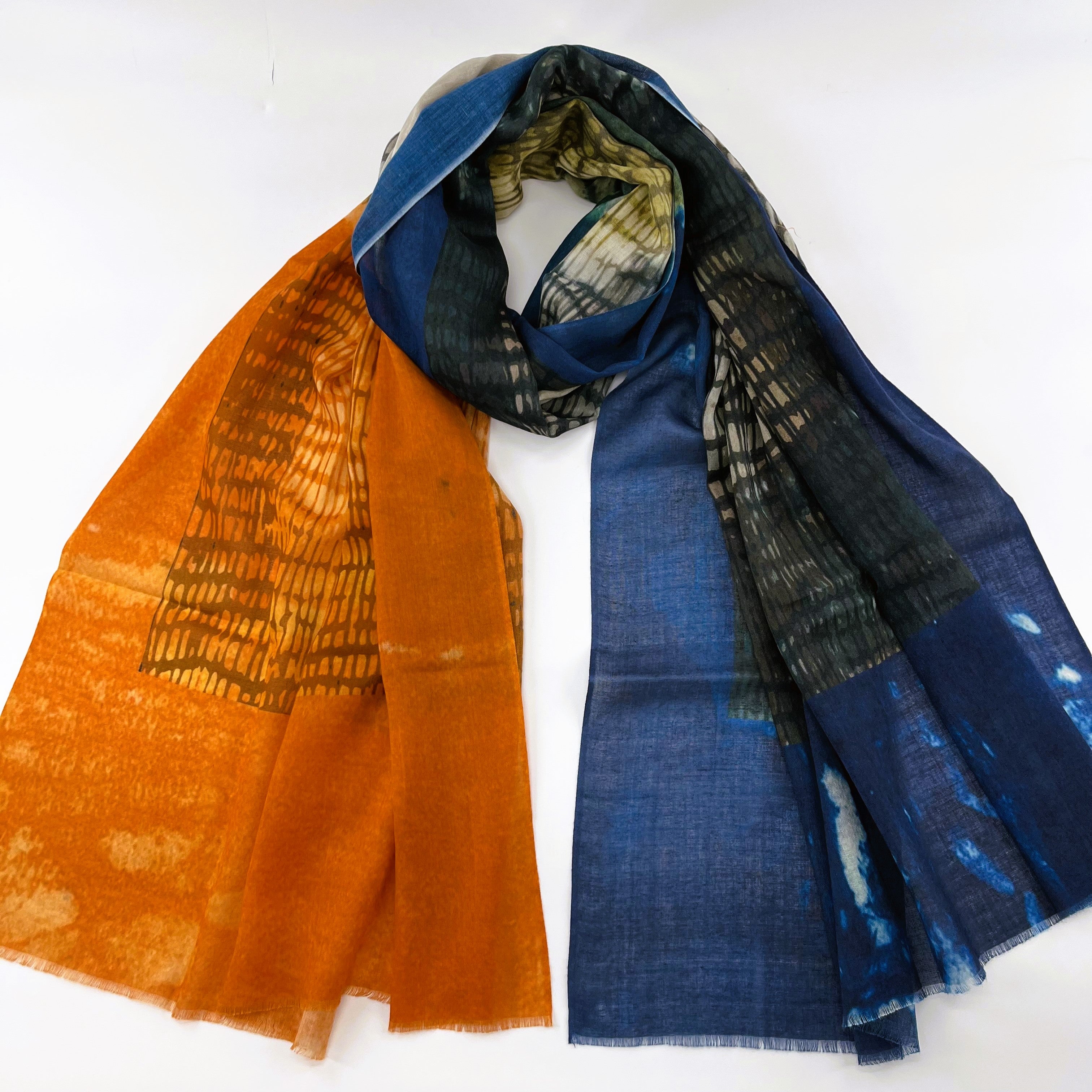 Cotton Printed Long Scarf; All Season Scarves