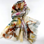 Cotton Printed Long Scarf; All Season Scarves