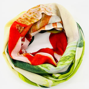 Fine Wool Silk Blend Scarves Marbled