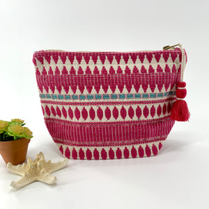 Jacquard Zipper Multipurpose Pouches (L)