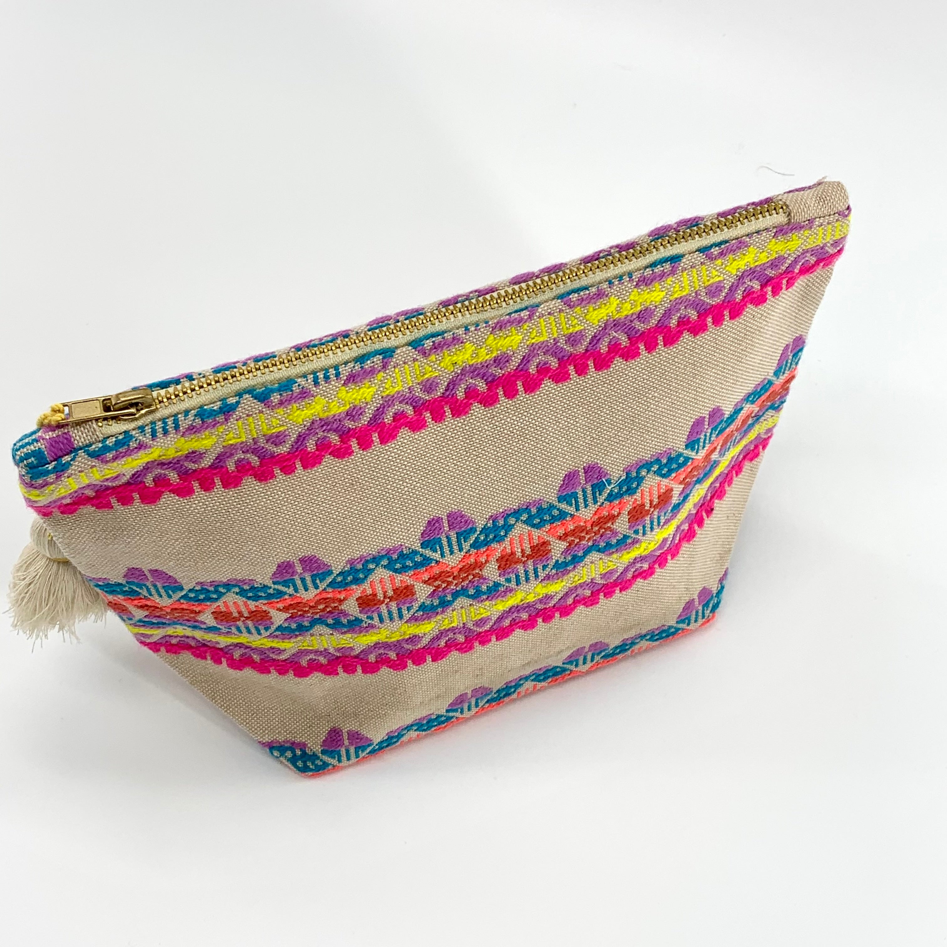 Jacquard Zipper Multipurpose Pouches : SMALL & LARGE