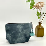 Multipurpose Zipper Pouches; Over-Dye Sky: LARGE