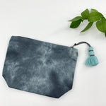 Multipurpose Zipper Pouches; Over-Dye Sky: LARGE