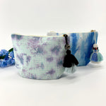 Over-Dye Multipurpose Zipper Pouches