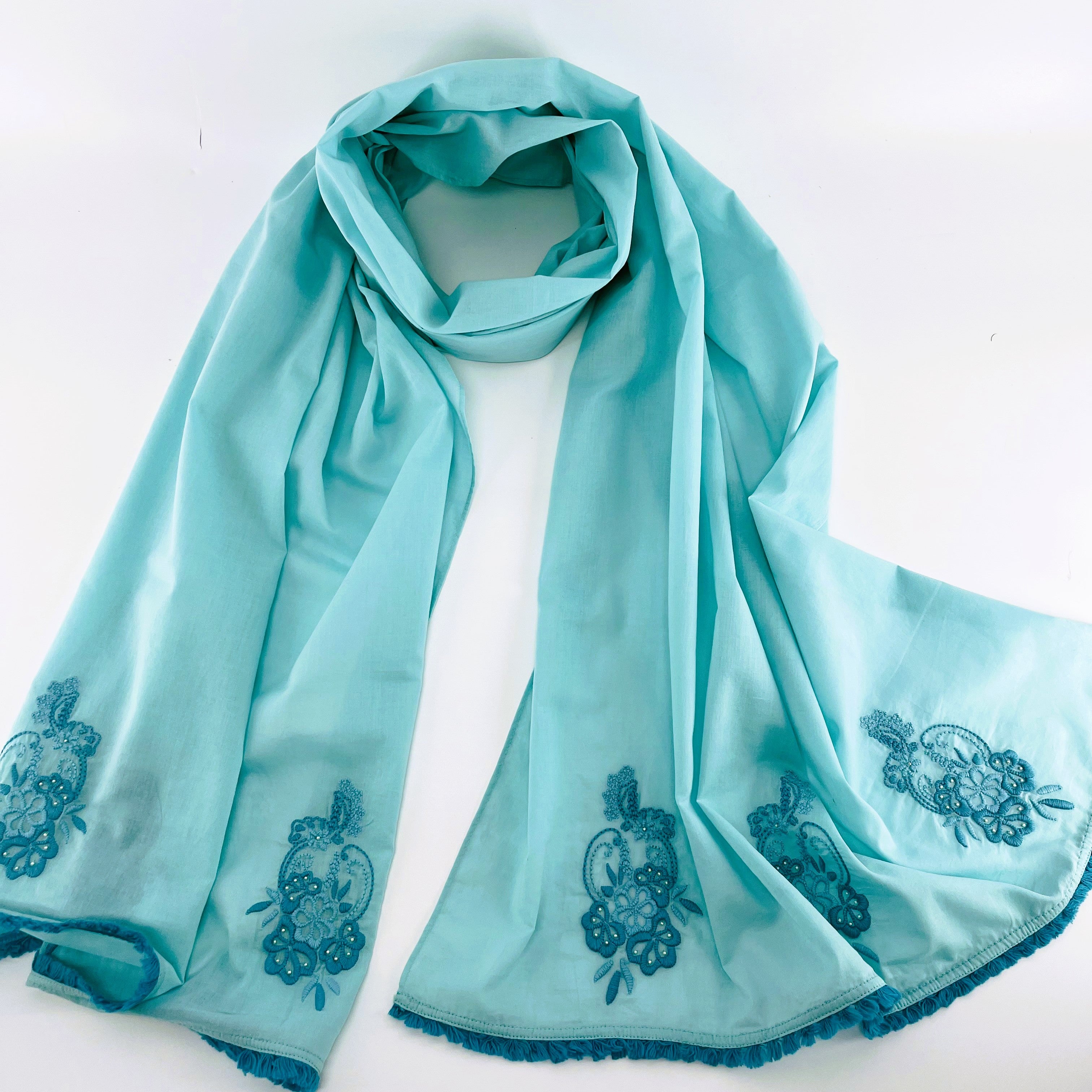Long cotton sales scarf