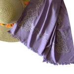 Threads & More Collection: Long Scarves: Lavender
