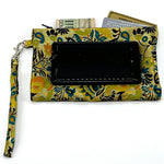 Brocade Wristlets : Large Zipper Pouches : Mantis Green