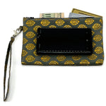 Brocade Wristlets : Large Zipper Pouches : Pine Gold