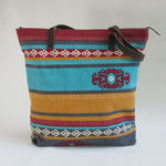 Large CANVAS TOTE / SHOULDER Bag with Leather Handles