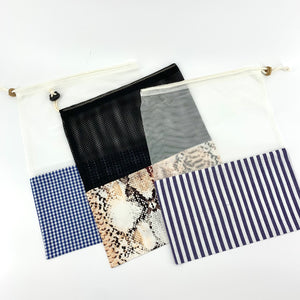 SET OF 3 Zero Waste Produce Bags for Food Storage