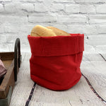 Linen Bread Baskets : Round with 2 Color Options