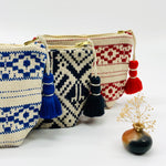 Jacquard Zipper Multipurpose Pouches : SMALL & LARGE
