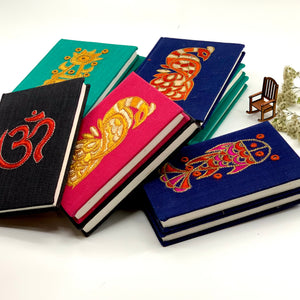 Embroidered Journals for Kids and Adults : Various Designs