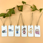 Seed paper plantable gift tags from our "i-grow" collection : Winter | Set of 6