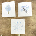 Seed paper plantable Mini - Gift Cards from our "i-grow" collection : Set of 6