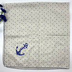 Embroidered Square Winter Scarf