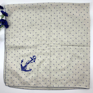 Embroidered Square Winter Scarf