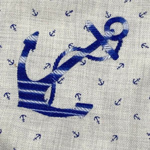 Embroidered Square Winter Scarf