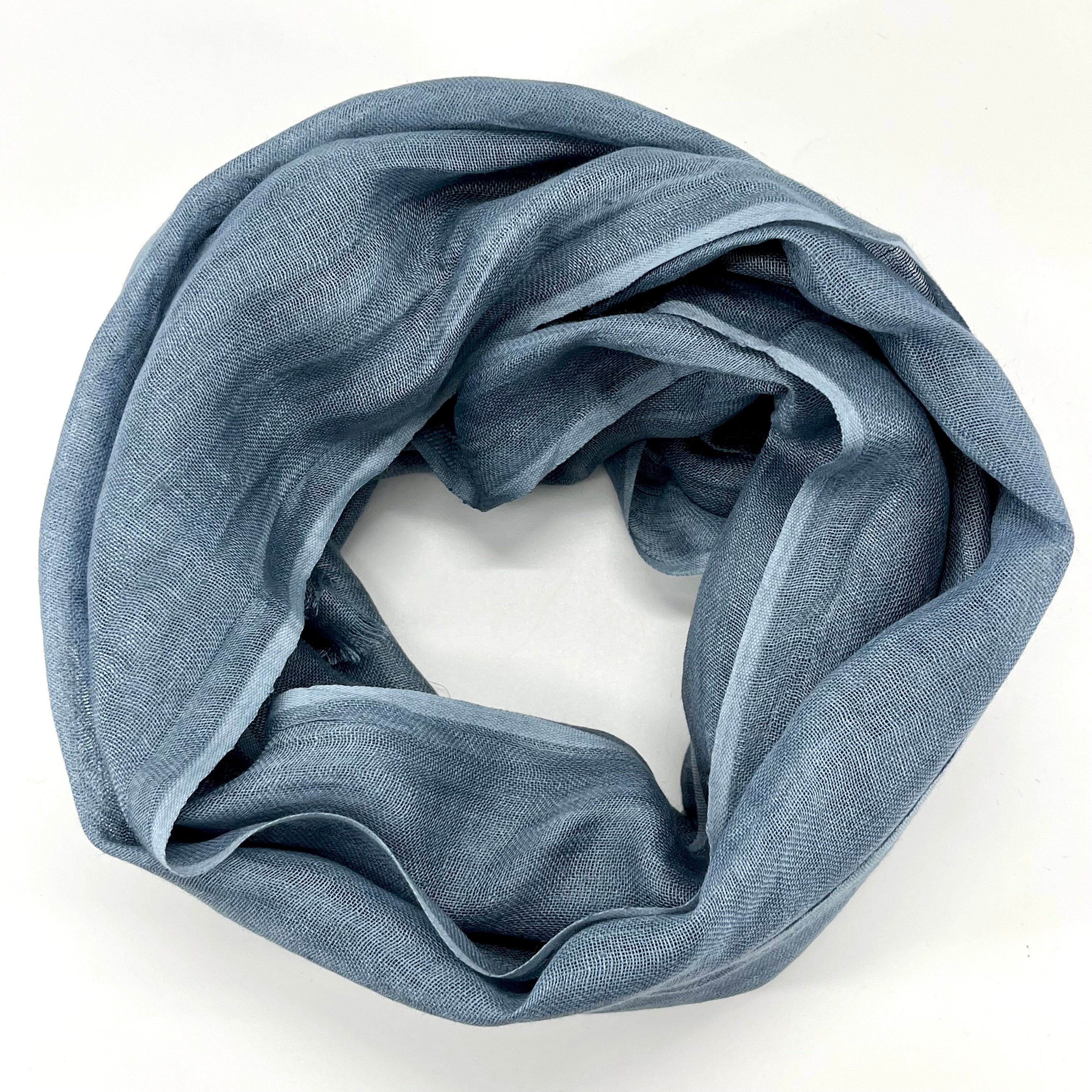 Natural Hand Dyed Linen Scarf : Florentine
