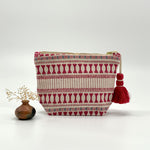 Jacquard Zipper Multipurpose Pouches : SMALL & LARGE
