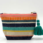 Jacquard Zipper Multipurpose Pouches : SMALL & LARGE