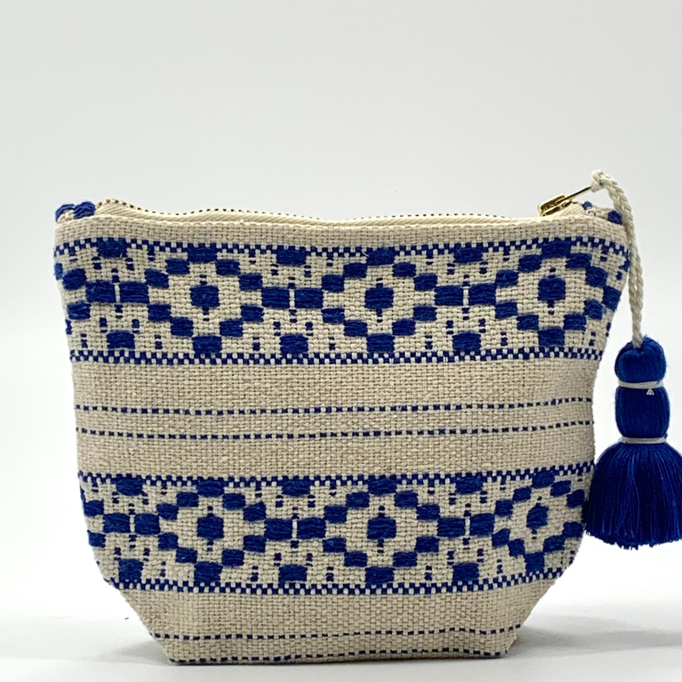 Jacquard Zipper Multipurpose Pouches : SMALL & LARGE