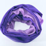 Pashmina Silk Hand Dyed Ombre Woolen Scarves