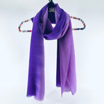 Pashmina Silk Hand Dyed Ombre Woolen Scarves