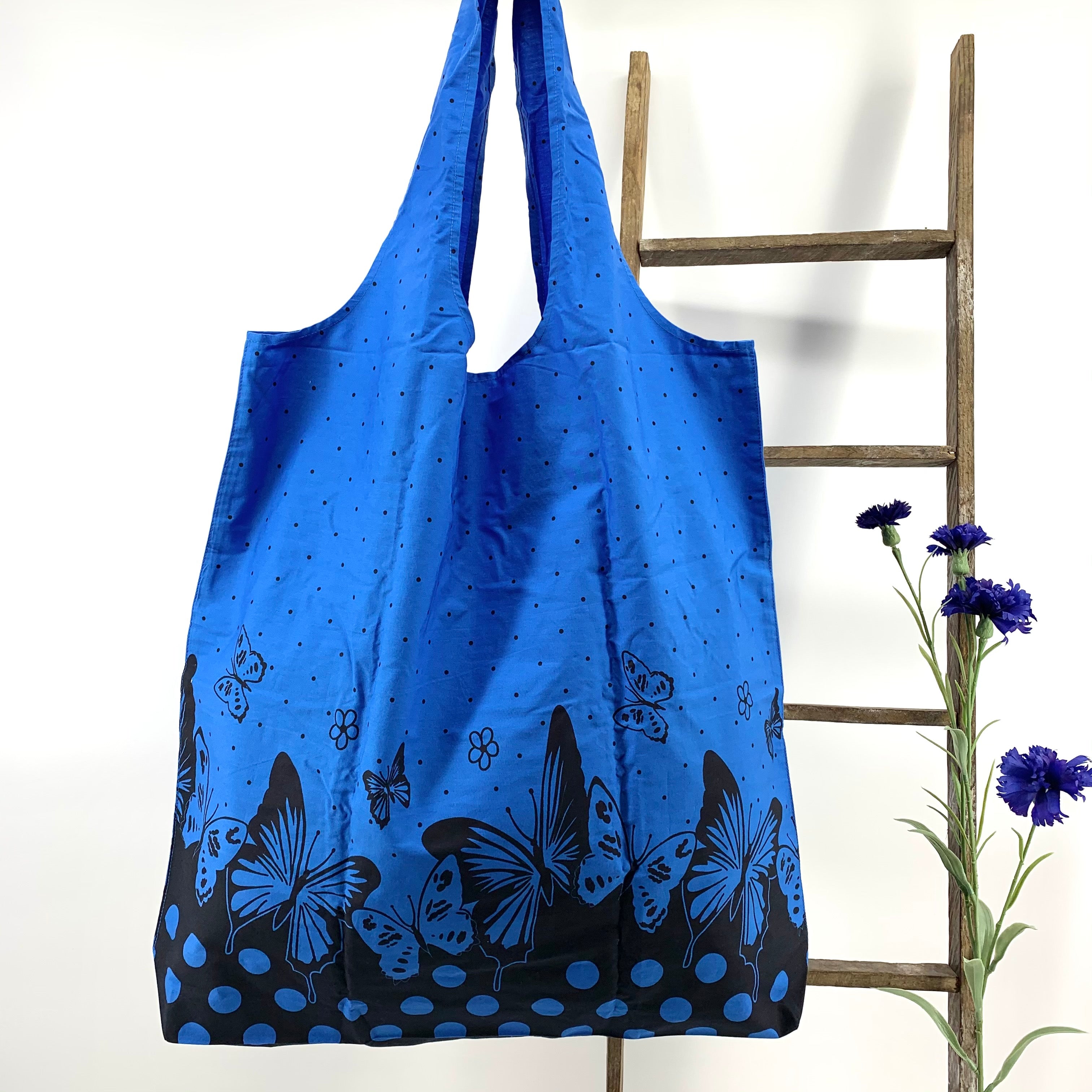 Foldable Reusable Market and Grocery Bags : 2 Sizes Available