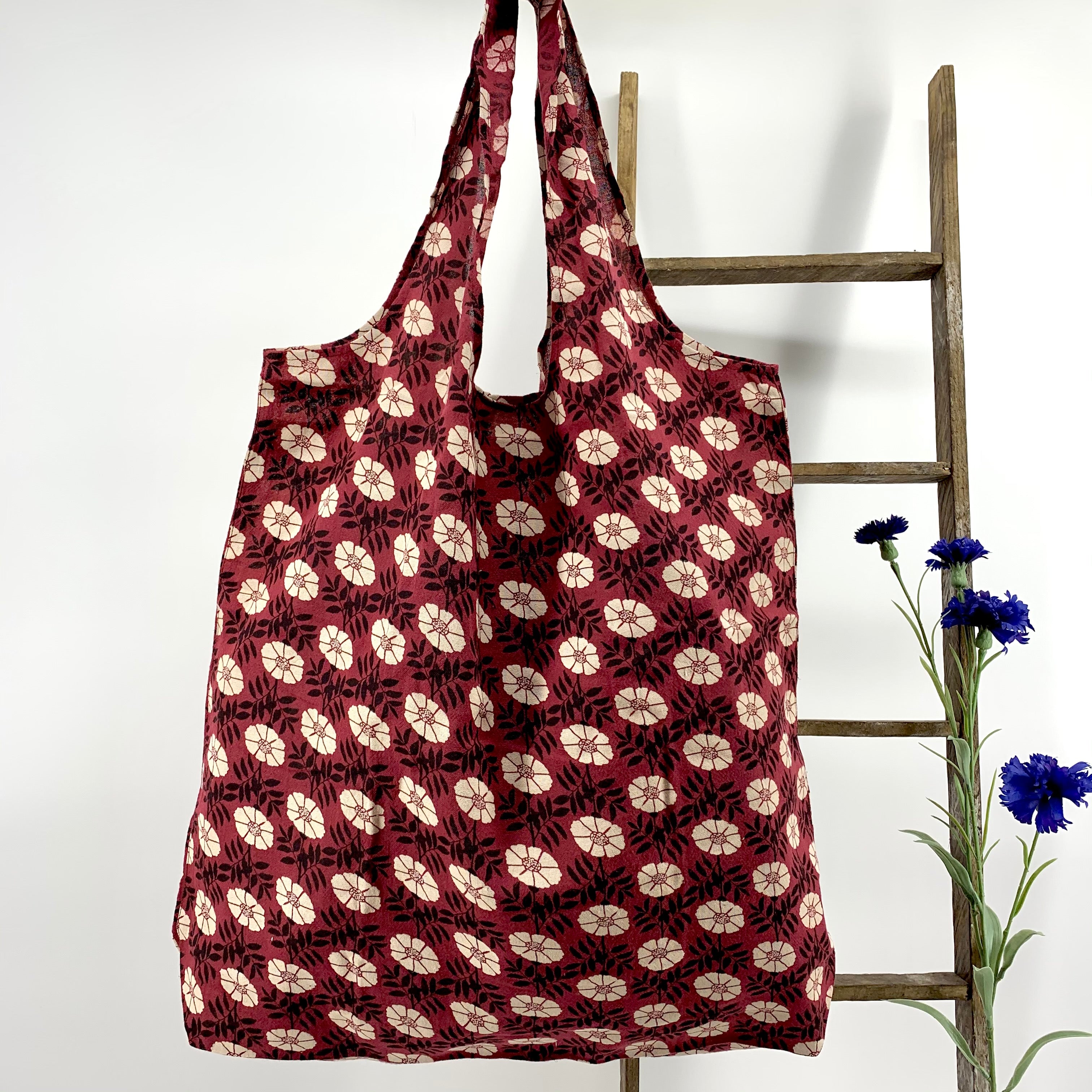 Foldable Reusable Market and Grocery Bags : 2 Sizes Available