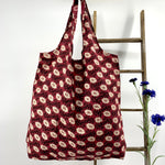 Foldable Reusable Market and Grocery Bags : 2 Sizes Available