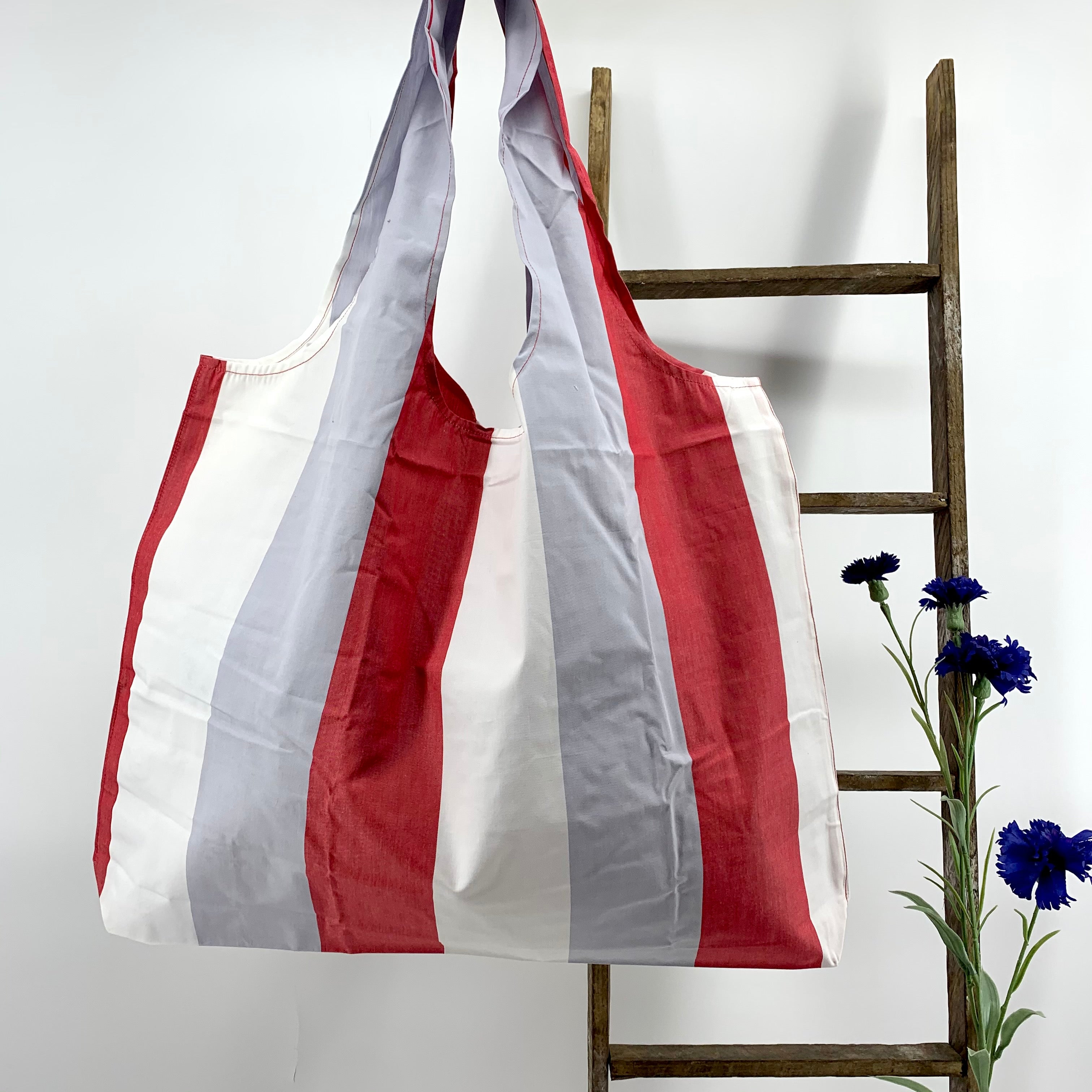 Foldable Reusable Market and Grocery Bags : 2 Sizes Available