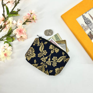 Brocade "More than a Coin Pouch" Collection : Navy