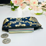 Brocade "More than a Coin Pouch" Collection : Navy