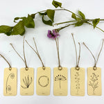 Seed paper plantable gift tags from our "i-grow" collection : Minimalist | Set of 6