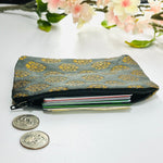 Brocade "More than a Coin Pouch" Collection : Grey