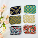 Brocade "More than a Coin Pouch" Collection : Silver